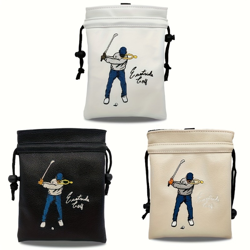 Golf Equipment Drawing - Borsa da golf portatile con chiusura