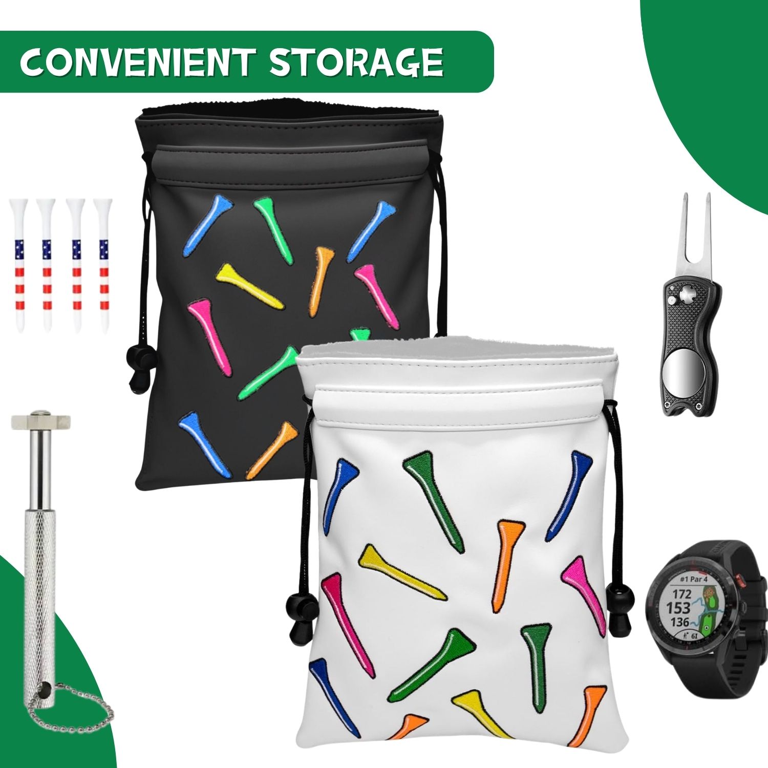 Divertente Borsa Porta Oggetti - Golf Equipment Drawing recensione e prezzo